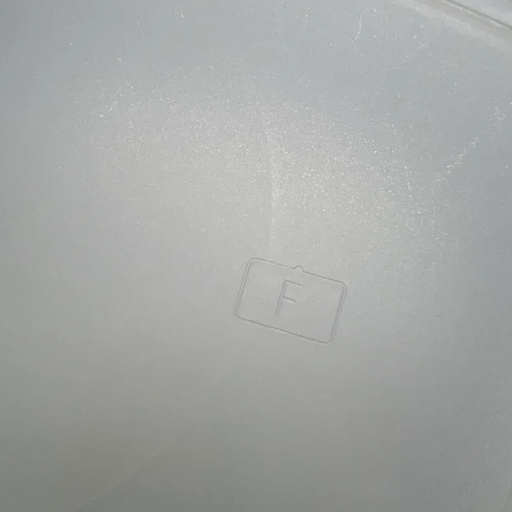 Vtg Rubbermaid Servin' Saver Blue Easy View Lid #F 2 Gal Storage Container 518R